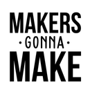 Vinyl Wall Art Decal - Makers Gonna Make - Modern Motivational Quote For Home Apartment Bedroom Boardroom Office Workplace Decoration Sticker 1