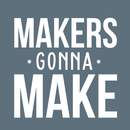 Vinyl Wall Art Decal - Makers Gonna Make - 22" x 23" - Modern Motivational Quote For Home Apartment Bedroom Boardroom Office Workplace Decoration Sticker 5
