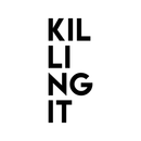 Vinyl Wall Art Decal - Killing It - Trendy Sarcastic Motivational Sticker Quote For Home Bedroom Living Room Apartment Coffee Shop Work Office Decor 1