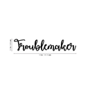Vinyl Wall Art Decal - Troublemaker - 3.5" x 18" - Modern Funny Sticker Quote For Home Bedroom Kids Room Playroom Work Office Decor 1