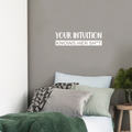 Vinyl Wall Art Decal - Your Intuition Knows Her Sh*t - 7" x 25" - Modern Sarcastic Adult Joke Quote For Home Bedroom Living Room Apartment Coffee Shop Decoration Sticker 1