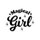 Vinyl Wall Art Decal - Magical Girl - 17" x 22" - Trendy Inspirational Cute Magic Stars Sticker Quote For Home Bedroom Girls Baby Room Nursery Office Decor 4