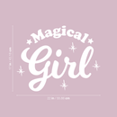 Vinyl Wall Art Decal - Magical Girl - 17" x 22" - Trendy Inspirational Cute Magic Stars Sticker Quote For Home Bedroom Girls Baby Room Nursery Office Decor 1