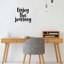 Vinyl Wall Art Decal - Enjoy The Journey - 17" x 18" - Modern Inspirational Quote Positive Sticker For Home Bedroom Kids Room Playroom Work Office Coffee Shop Decor 3