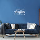 Vinyl Wall Art Decal -  A Home Is Made Of Love And Dreams - 19" x 40" - Modern Inspirational Positive Quote Sticker For Home Bedroom Living Room Decor 3