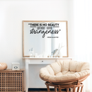 Vinyl Wall Art Decal - There Is No Beauty Without Some Strangeness - 15" x 35" - Trendy Inspirational Edgar Allan Poe Quote Sticker For Home Bedroom Living Room Closet Work Office Decor 3