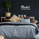 Vinyl Wall Art Decal - Mindset is Everything - 10" x 22" - Modern Inspirational Quote Sticker For Home Bedroom Kids Room Playroom School Classroom Work Office Decor 3