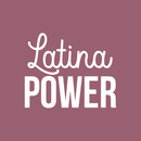 Vinyl Wall Art Decal - Latina Power - 17" x 21" - Trendy Motivational  Feminine Quote Sticker Modern Design For Girls Home Office Bedroom Closet Living Room Apartment Decor 1