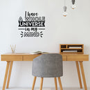 Vinyl Wall Art Decal - I Have A Whole Universe In My Mind - 21. Modern Inspirational Optimistic Self Esteem Quote Sticker For Home Bedroom Kids Room Playroom Office Work Decor 3