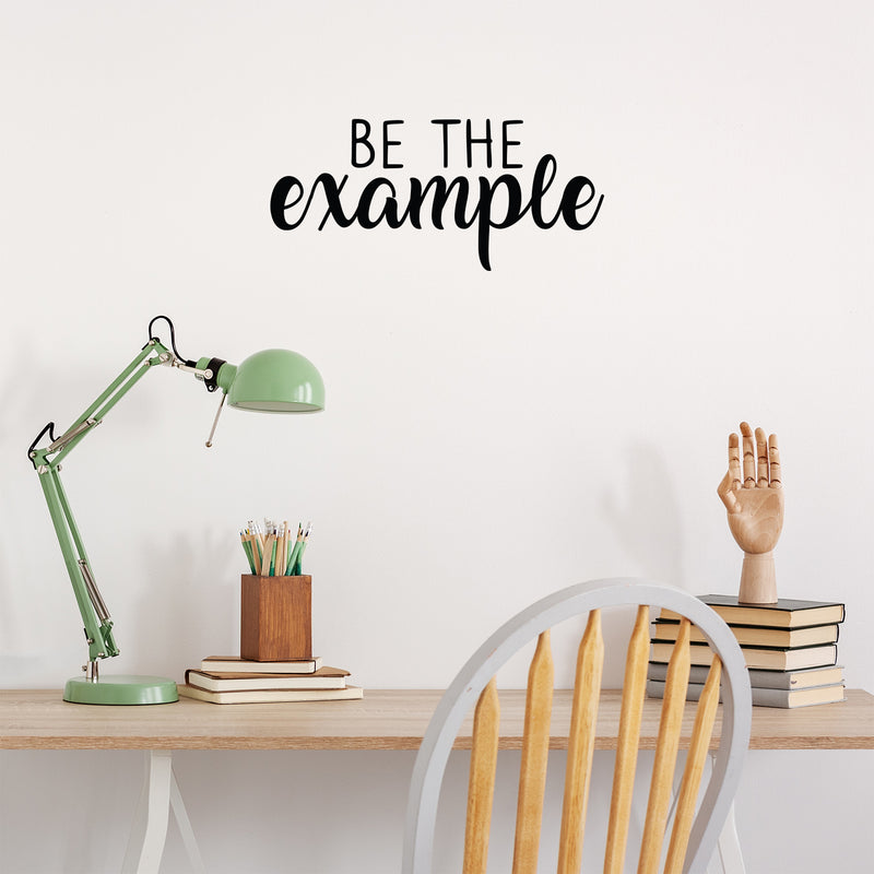 Vinyl Wall Art Decal - Be The Example - 10" x 22" - Trendy Inspirational Optimistic Self Esteem Quote Sticker For Home Bedroom Kids Room Playroom Office Decor 2