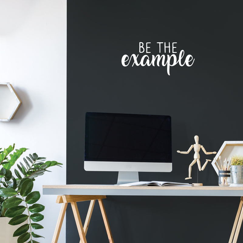 Vinyl Wall Art Decal - Be The Example - 10" x 22" - Trendy Inspirational Optimistic Self Esteem Quote Sticker For Home Bedroom Kids Room Playroom Office Decor 3