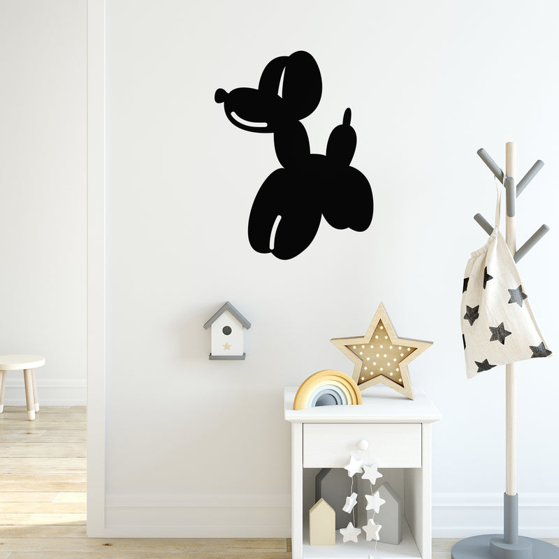 Vinyl Wall Art Decal - Balloon Dog - 29" x 22" - Modern Cute Funny Dog Shape Sticker For Home Bedroom Kids Room Playroom Living Room Nursery Classroom Decor 3