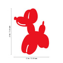 Vinyl Wall Art Decal - Balloon Dog - 29" x 22" - Modern Cute Funny Dog Shape Sticker For Home Bedroom Kids Room Playroom Living Room Nursery Classroom Decor 4