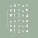30 Pieces Of Vinyl Wall Art Decal - Tree Set - From 3" x 2" Each - Minimal Cute Adhesive Stickers Trees Design For Bedroom Home Office Living Kids Room Playroom Decor 4
