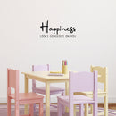 Vinyl Wall Art Decal - Happiness Looks Gorgeous On You - 11" x 22" - Cute Trendy inspirational Positive Self Esteem Quote Sticker For Home Bedroom Closet Playroom Office Decor 3