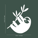Vinyl Wall Art Decal - Sloth On A Branch Shape - 26" x 22" - Modern Cute Animal Adhesive Sticker Sloths Design For Kids Room Baby Bedroom Home Playroom Classroom Nursery Decor 4