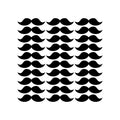 Set Of 30 Vinyl Wall Art Decal - Mustache Pattern - 1.Each - Trendy Cute Funny Adhesive Stickers Mustache Design For Home Office Bedroom Living Kids Room Apartment Store Decor 1