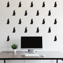 Set Of 20 Vinyl Wall Art Decal - Penguin Pattern - From Each - Cute Fun Penguins Adhesive Stickers Animal Design For Kids Bedroom Home Office Living Room Classroom Playroom Decor 2