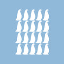 Set Of 34 Vinyl Wall Art Decal - Penguin Pattern - From 6" x 3.7" Each - Cute Fun Penguins Adhesive Stickers Animal Design For Kids Bedroom Home Office Living Room Classroom Playroom Decor 1