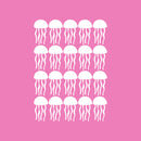 Set Of 20 Vinyl Wall Art Decal - Jellyfish Pattern - 7" x 4" Each - Cool Adhesive Sticker Cute Animal Design For Baby Kids Room Bedroom Playroom School Classroom Nursery Decor 1