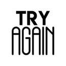 Vinyl Wall Art Decal - Try Again - 23" x 22" - Modern Motivational Optimism Quote Sticker For Teen Bedroom Living Kids Room Home Work Office School Classroom Decor 1