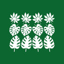 Set Of 12 Vinyl Wall Art Decal - Leaves Pattern - From 5.4" x 5" Each - Minimal Adhesive Sticker Nature Green Design For Home Office Bedroom Living Room Classroom Apartment Store Decor 1