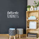 Vinyl Wall Art Decal - Cultivate Kindness - 13" x 22" - Modern Inspirational Positive Quote Sticker For Home Office Bedroom Living Kids Room School Classroom Store Decor 3