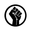 Vinyl Wall Art Decal - Fist Circle - 17" x 17" - Empowerment Motivational Inspirational Quotes Vinyl Wall Art Decor Equality Strength Power Human Civil Rights 1