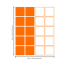 Set Of 12 Vinyl Wall Art Decal - Square Patterns - 4.3" x 4.3" Each - Minimal Adhesive Sticker Modern Geometric Design For Home Work Office Bedroom Living Room Store Decor 4