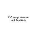 Vinyl Wall Art Decal - Put On Your Crown And Handle It - 6. Cute Trendy Inspirational Positive Quote Sticker For Girls Room Closet Playroom Living Room Office Yoga Ballet Feminine Decor 1