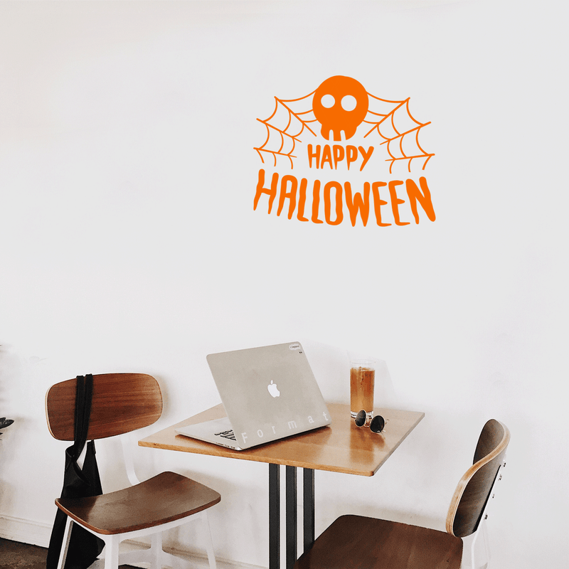 Vinyl Wall Art Decal - Trick Or Treat - 17" x 23" - Trendy Funny Scary Halloween Quote Sticker For Teens Bedroom Living Room Office School Classroom Store Door Window Coffee Shop Spooky Decor 3