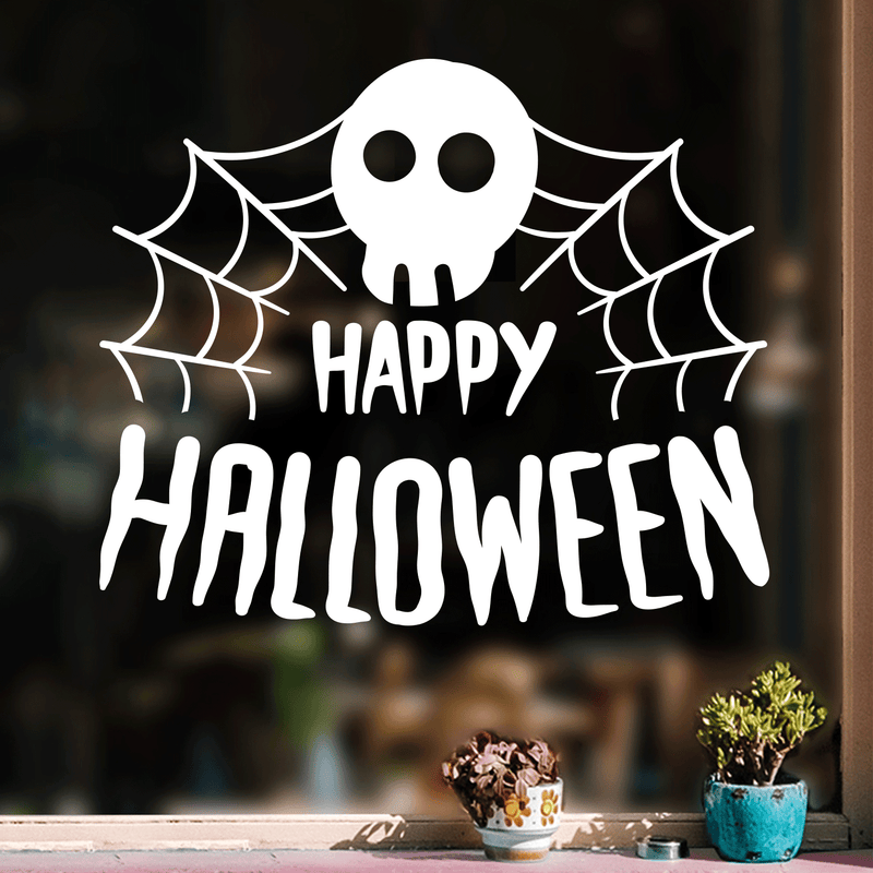 Vinyl Wall Art Decal - Trick Or Treat - 17" x 23" - Trendy Funny Scary Halloween Quote Sticker For Teens Bedroom Living Room Office School Classroom Store Door Window Coffee Shop Spooky Decor 3