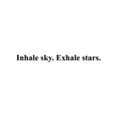 Vinyl Wall Art Decal - Inhale Sky Exhale Stars - Trendy Inspirational Cute Optimistic Quote Sticker For Meditation Therapy Yoga Classroom School Gym Fitness Playroom Decor 1