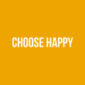 Vinyl Wall Art Decal - Choose Happy - 2.5" x 15" - Trendy Motivational Good Vibes Cute Kindness Quote Sticker For Home Bedroom Kids Room Playroom Living Room Office School Classroom Decor 1