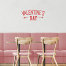 Vinyl Wall Art Decal - Valentine’s Day - 11" x 25" - Trendy Cute Artistic Design Love For Home Storefront Coffee Shop Couples Valentine's Day Decor Sticker 2