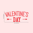 Vinyl Wall Art Decal - Valentine’s Day - 11" x 25" - Trendy Cute Artistic Design Love For Home Storefront Coffee Shop Couples Valentine's Day Decor Sticker 4