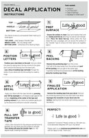 Vinyl Wall Art Decal - Life Doesn't Come With A Manual It Comes With A Mother - Modern Funny Cute Mom Love Quote Sticker For Bedroom Kids Room Playroom Nursery Daycare Decor 5