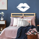 Vinyl Wall Art Decal - Kiss Lips - 23" x 37" - Trendy Modern Cute Sexy Girly Design Shape Sticker For Bedroom Closet Living Room Office Coffee Shop Store Decor 2