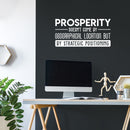 Vinyl Wall Art Decal - Prosperity Doesn't Come By Geographical Location - Trendy Good Vibes Motivational Optimistic Quote Sticker For Bedroom Living Room Office Classroom School Decor 5