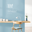 Vinyl Wall Art Decal - Kindness: Merciful; Gracious & Tender Temperament - Jeremiah 9:23 - 25" x 22"   - Inspirational Religious Bible Verse Quote Sticker For Bedroom Living Room Kids Room Decor 2