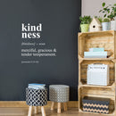 Vinyl Wall Art Decal - Kindness: Merciful; Gracious & Tender Temperament - Jeremiah 9:23 - 25" x 22"   - Inspirational Religious Bible Verse Quote Sticker For Bedroom Living Room Kids Room Decor 3