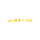 Vinyl Wall Art Decal - Love Is Never Wrong - 4.5" x 30" - Motivational Trendy Cute Life Quote Sticker For Bedroom Living Room Closet Coffee Shop Valentine's Day Decor 1
