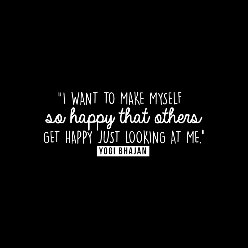 Vinyl Wall Art Decal - I Want To Make Myself So Happy That Others... - 10.5" x 26" - Inspirational Cute Self Esteem Quote Sticker For Bedroom Kids Room Playroom Living Room Daycare Classroom Decor 1
