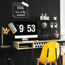Vinyl Wall Art Decal - To Do: Live In The Moment - 17" x 17" - Trendy Motivational Good Vibes Cute Quote Sticker For Home Bedroom Kids Room Playroom Nursery Daycare School Classroom Decor 2