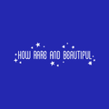 Vinyl Wall Art Decal - How Rare And Beautiful  - 6.5" x 22" -  Trendy Optimistic Cute  Star Shape Quote Sticker For Office Work Business Store Coffee Shop Bedroom Living Room Playroom Kids Room Decor 1