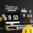 Vinyl Wall Art Decal - Forever Is Composed By Nows - 10.5" x 23.5" - Trendy Good Vibes Motivational Positive Life Quote Sticker For Bedroom Kids Room Living Room Playroom Office Classroom Decor 3