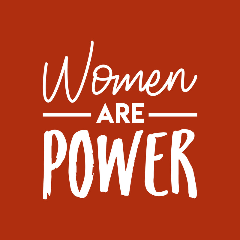 Vinyl Wall Art Decal - Women Are Power - 22.5" x 22" - Trendy Inspirational Quote Sticker For Woman Home Work Office Bedroom Living Room Feminism Decor 1