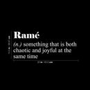 Vinyl Wall Art Decal - Rame. Something That Is Both Chaotic And Joyful At The Same Time - 10.5" x 25" - Trendy Cute Inspirational Hard Work Quote Sticker For Playroom Classroom Office Gym Decor 4