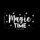 Vinyl Wall Art Decal - Magic Time - 12" x 22" - Trendy Cute Fun Motivational Star Shape Quote Sticker For Kids Room Living Room Playroom Daycare Classroom Office Decor 4