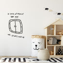Vinyl Wall Art Decal - In Case Of Really Bad Day Use Escape Hatch -Trendy Cute Good Vibes Funny Design Sticker For Kids Bedroom Playroom Daycare Living Room School Coffee Shop Decor 3